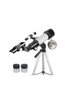 Eaconn 70mm Başlangıç Seviyesi Teleskop, Taşınabilir Seyahat Teleskobu, Tripod Ve Telefon Aparatlı Beyaz Eaconn 70mm Başlangıç Seviyesi Teleskop, Taşınabilir Seyahat Teleskobu, Tripod Ve Telefon Aparatlı Beyaz