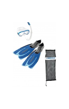 Cressi Agua - Onda - Mexico Palet Maske Şnorkel Set BLUE NO:37-38 Cressi Agua - Onda - Mexico Palet Maske Şnorkel Set BLUE NO:37-38