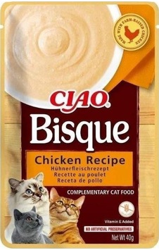 Ciao Bisque Tavuklu Sıvı Krema Kedi Ödülü 40 Gr Ciao Bisque Tavuklu Sıvı Krema Kedi Ödülü 40 Gr