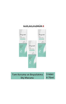 Tam Koruma Ve Beyazlatıcı Diş Macunu 3 Adet X 75 Ml Tam Koruma Ve Beyazlatıcı Diş Macunu 3 Adet X 75 Ml