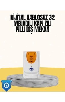 Cosmotex Kablosuz Kapı Zili Düzenli Ve Konforlu Yaşam Alanları İçin