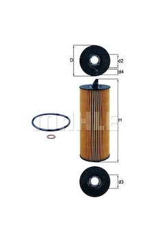 MAHLE OX361/4D Yag Filtresi (BMW N47 N-47 E-60/70/87/90/92/93 F-01/07/10 ) OX3614D (WA385497)
