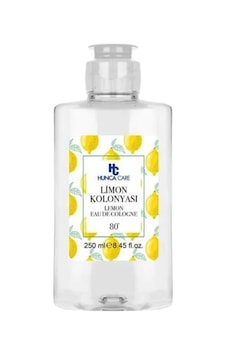 Hunca Care 80 Derece Limon EDC Kolonya Pet Şişe 250 ML
