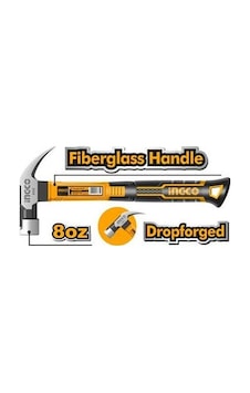 İngco Endüstriyel Fiberglass Saplı Çatal Çekiç 220G Hchd0086