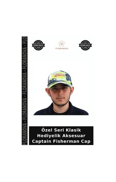 Floranova Özel Seri Klasik Hediyelik Aksesuar Captain Fisherman Cap Camo Red Floranova Özel Seri Klasik Hediyelik Aksesuar Captain Fisherman Cap Camo Red
