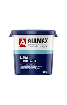 Allmax Sumax Turbo Lastic Süper Elastik Hızlı Priz Su Yalıtım Harcı 20 Kg. Allmax Sumax Turbo Lastic Süper Elastik Hızlı Priz Su Yalıtım Harcı 20 Kg.