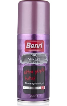 Benri Ultra Güçlü Tutuş Saç Spreyi 75 ML