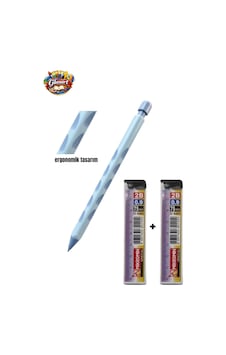 Ergonomik Tasarımlı 0,9 Mm Uçlu Kalem Seti 1 Adet Kalem , 2 Adet Uç Set Mavi Ergonomik Tasarımlı 0,9 Mm Uçlu Kalem Seti 1 Adet Kalem , 2 Adet Uç Set Mavi