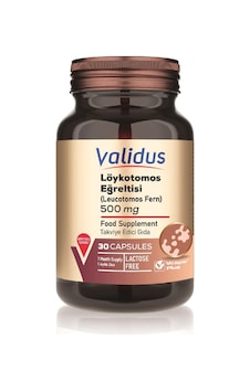 Validus Löykotomos Fern 500 Mg 30 Kapsül Validus Löykotomos Fern 500 Mg 30 Kapsül