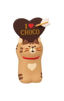 Love Chocolate Çikolata Sever Kedi Mini Figür Love Chocolate Çikolata Sever Kedi Mini Figür