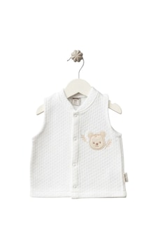 Bebitof Bebek Yelek 60042 Ekru Bebitof Bebek Yelek 60042 Ekru