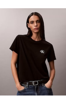 Calvin Klein Kadın Baskılı T-shirt-lv047ab801ub1 SIYAH Calvin Klein Kadın Baskılı T-shirt-lv047ab801ub1 SIYAH
