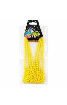 Neon Sarı Boncuk Kolye 80 Cm Retro 80 Ler 90 Lar Parti Aksesuarı Altın - Çok Renkli Neon Sarı Boncuk Kolye 80 Cm Retro 80 Ler 90 Lar Parti Aksesuarı Altın - Çok Renkli