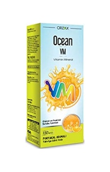 Vm Vitamin Mineral Portakal Aromalı Şurup 150 Ml