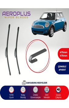 Aeroplus Mini Cooper Muz Silecek Takımı 2004-2012 Aeroplus Mini Cooper Muz Silecek Takımı 2004-2012