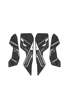 Yamaha Nmax 125 / 155 2025-2026 Uyumlu Kauçuk Basamak Takımı Beyaz Siyah Yamaha Nmax 125 / 155 2025-2026 Uyumlu Kauçuk Basamak Takımı Beyaz Siyah