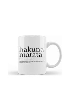 Hakuna Matata 04 Kupa Bardak Porselen Karışık