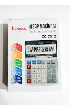 Hesap Makinesi Cc-7512 12 Hane Çok Renkli