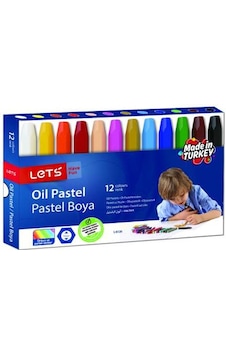 Lets 12 Renk Pastel Boya L6120