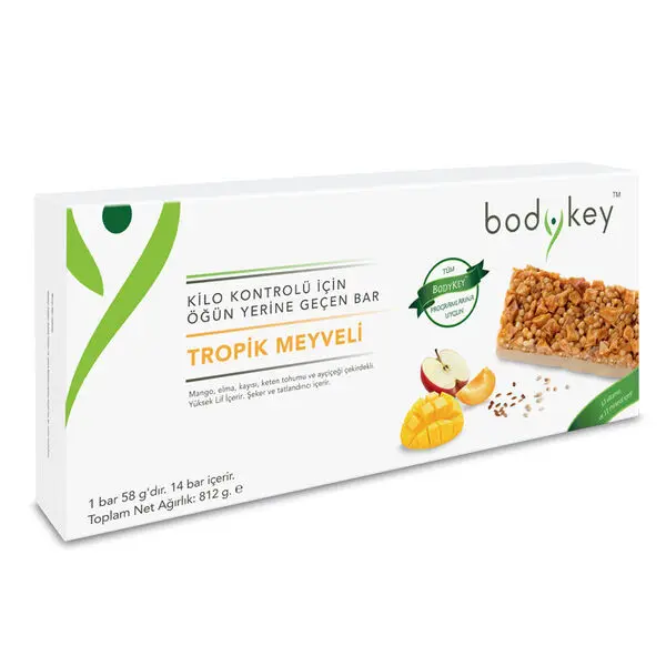 Amway Bodykey By Nutriway Öğün Yeri Ne Geçen Bar - Tropi K Meyveli Amway Bodykey By Nutriway Öğün Yeri Ne Geçen Bar - Tropi K Meyveli