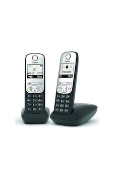 Gıgaset A690duo Kablosuz Lcd Ekranlı Telefon Siyah İkili Set Gıgaset A690duo Kablosuz Lcd Ekranlı Telefon Siyah İkili Set