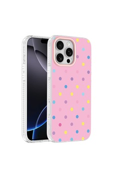 İphone 16 Pro Max Kılıf Airbag Tasarımlı Zore Potik Sert Pc Kapak - Pembe İphone 16 Pro Max Kılıf Airbag Tasarımlı Zore Potik Sert Pc Kapak - Pembe