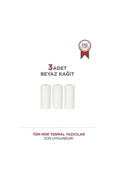 Özel Seri Baskı Rulosu Not Kağıdı Ofis Malzemesi Beyaz 1paket 3adet Termal Rulo Kağıt Özel Seri Baskı Rulosu Not Kağıdı Ofis Malzemesi Beyaz 1paket 3adet Termal Rulo Kağıt