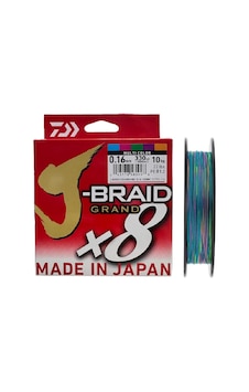 Daiwa J-braid Grand 300m 0.16mm 8x Multi Color İp Misina Daiwa J-braid Grand 300m 0.16mm 8x Multi Color İp Misina