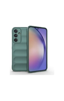 Samsung Galaxy Uyumlu A35 Kılıf Esnek Tpu Oyuklu Arka Yüzey Tasarımlı Zore Etnik Silikon Kapak Koyu Yeşil Samsung Galaxy Uyumlu A35 Kılıf Esnek Tpu Oyuklu Arka Yüzey Tasarımlı Zore Etnik Silikon Kapak Koyu Yeşil