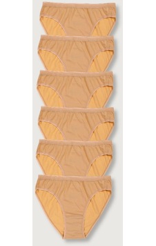 Bonbonetti Bonbonetti  Kadın 6'Lı Paket Bikini  Ten  Kadın Külot Ten Rengi