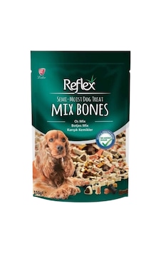 Reflex Karışık Kemikler Yarı Yumuşak Köpek Ödül Maması 150gr Reflex Karışık Kemikler Yarı Yumuşak Köpek Ödül Maması 150gr
