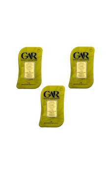 1 Gr 24 Ayar Gar Gram Altın 3'lü 1 Gr 24 Ayar Gar Gram Altın 3'lü