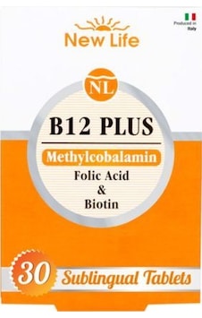 New Life B12 Plus 30 Dilaltı Tablet New Life B12 Plus 30 Dilaltı Tablet