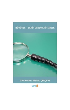 Şık Boynuz Pirinç Büyüteç Ergonomik Tasarım
