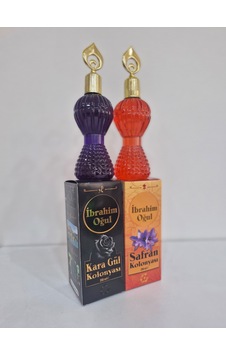 Özel Seri Kara Gül & Safran 2'li Karma Kolonya Seti - Cam Kristal Şişeli Hediyelik Paket 2x200 Ml Özel Seri Kara Gül & Safran 2'li Karma Kolonya Seti - Cam Kristal Şişeli Hediyelik Paket 2x200 Ml