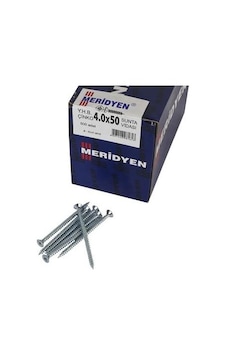 Meridyen Sunta Vidası 4X50 500 Adet Meridyen Sunta Vidası 4X50 500 Adet