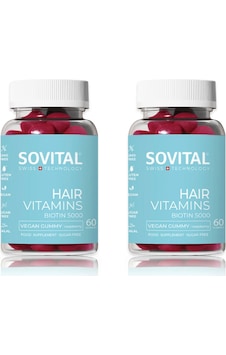 Sovital Hair Vitamins Swiss Technology 2 x 60 Vegan Gummies Sovital Hair Vitamins Swiss Technology 2 x 60 Vegan Gummies