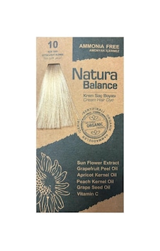 Natura Balance Saç Boyası 10 Açık Sarı Natura Balance Saç Boyası 10 Açık Sarı