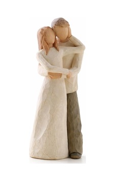 W. Tree Together Beraber Dekoratif Figür, 23 Cm, Reçine Malzeme, El Yapımı Görünümlü Heykel Diğer