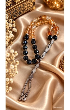 Tesbih Sitrin Obsidyen Taşlı 925 Ayar Gümüş Sertifikalı Püsküllü Faset Kesim Premium Kalite Özel Tasarım Sarı Tesbih Sitrin Obsidyen Taşlı 925 Ayar Gümüş Sertifikalı Püsküllü Faset Kesim Premium Kalite Özel Tasarım Sarı
