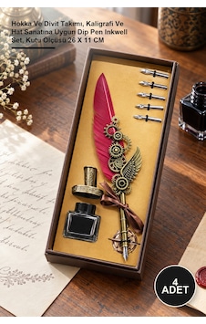 4 Adet Divit Hokka Seti Hokka Ve Divit Takımı, Kaligrafi Ve Hat Sanatına Uygun Dip Pen Inkwell Set, Kutu Ölçüsü 26 X 11 Cm 4 Adet Divit Hokka Seti Hokka Ve Divit Takımı, Kaligrafi Ve Hat Sanatına Uygun Dip Pen Inkwell Set, Kutu Ölçüsü 26 X 11 Cm