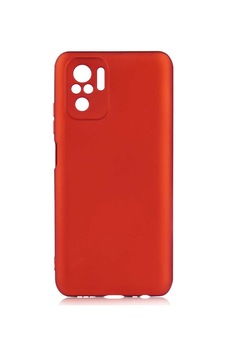Xiaomi Redmi Note 10s Kılıf Zore Premier Silikon Kapak Kırmızı