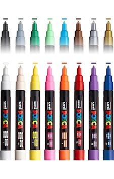 Uniball Posca Su Bazlı Markör Kalem Seti 0.9-1.3 16lı Çok Renkli Uniball Posca Su Bazlı Markör Kalem Seti 0.9-1.3 16lı Çok Renkli