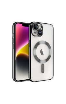 Apple Uyumlu iPhone 13 Kılıf Kamera Lens Korumalı Renkli Magsafe Şeffaf