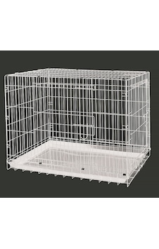 Dayang Köpek Kafesi Beyaz 108x69x77.5 Dayang Köpek Kafesi Beyaz 108x69x77.5