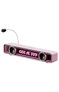 Mchose K20 Pro Pink Rgb 7.1 Surround Bluetooth Gaming Soundbar Mc-k20-7