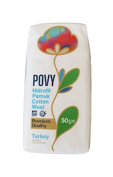 Povy Hidrofil Pamuk 50 Gram Povy Hidrofil Pamuk 50 Gram