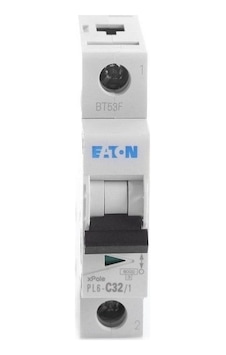 Eaton 286536 Minyatür Devre Kesici - 6ka - C Eğrisi - 1x32a Eaton 286536 Minyatür Devre Kesici - 6ka - C Eğrisi - 1x32a