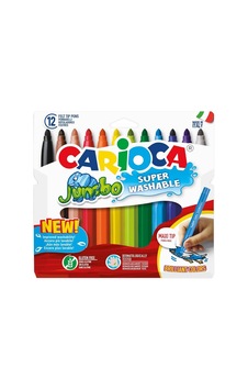 Carioca Süper Yıkanabilir Keçeli Kalemi, 12'li Sku: Zeus8690010331434 Carioca Süper Yıkanabilir Keçeli Kalemi, 12'li Sku: Zeus8690010331434