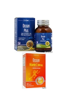 Ocean Plus Omega3 1200 Mg 50 Kapsül Ve Ocean C Vitamini 1000mg 30 Tablet Ocean Plus Omega3 1200 Mg 50 Kapsül Ve Ocean C Vitamini 1000mg 30 Tablet